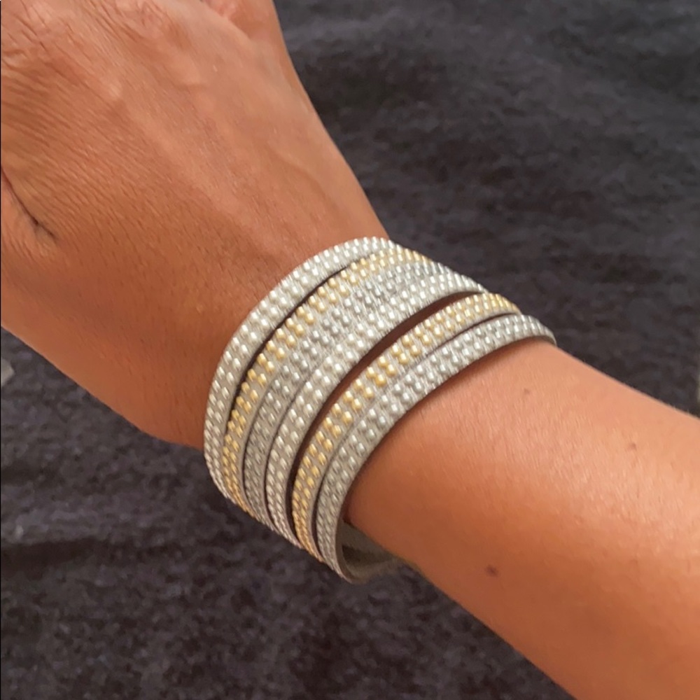 Silver cuff bracelet - Picture 2 of 2